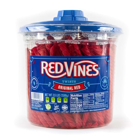 Red Vines Red Vines Original Red Twists Jar 3.5lbs, PK4 50106